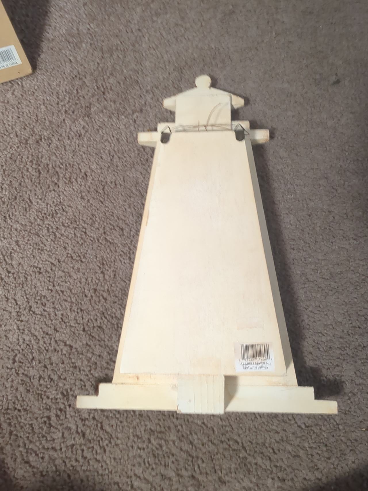 Nautical Lighthouse Wooden Shelf Decor