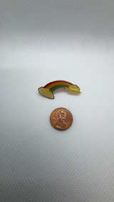 Rainbow Enamel Lapel Pin - Image 2
