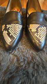 Avellini Leather Size 6 Loafer Pumps - Image 7