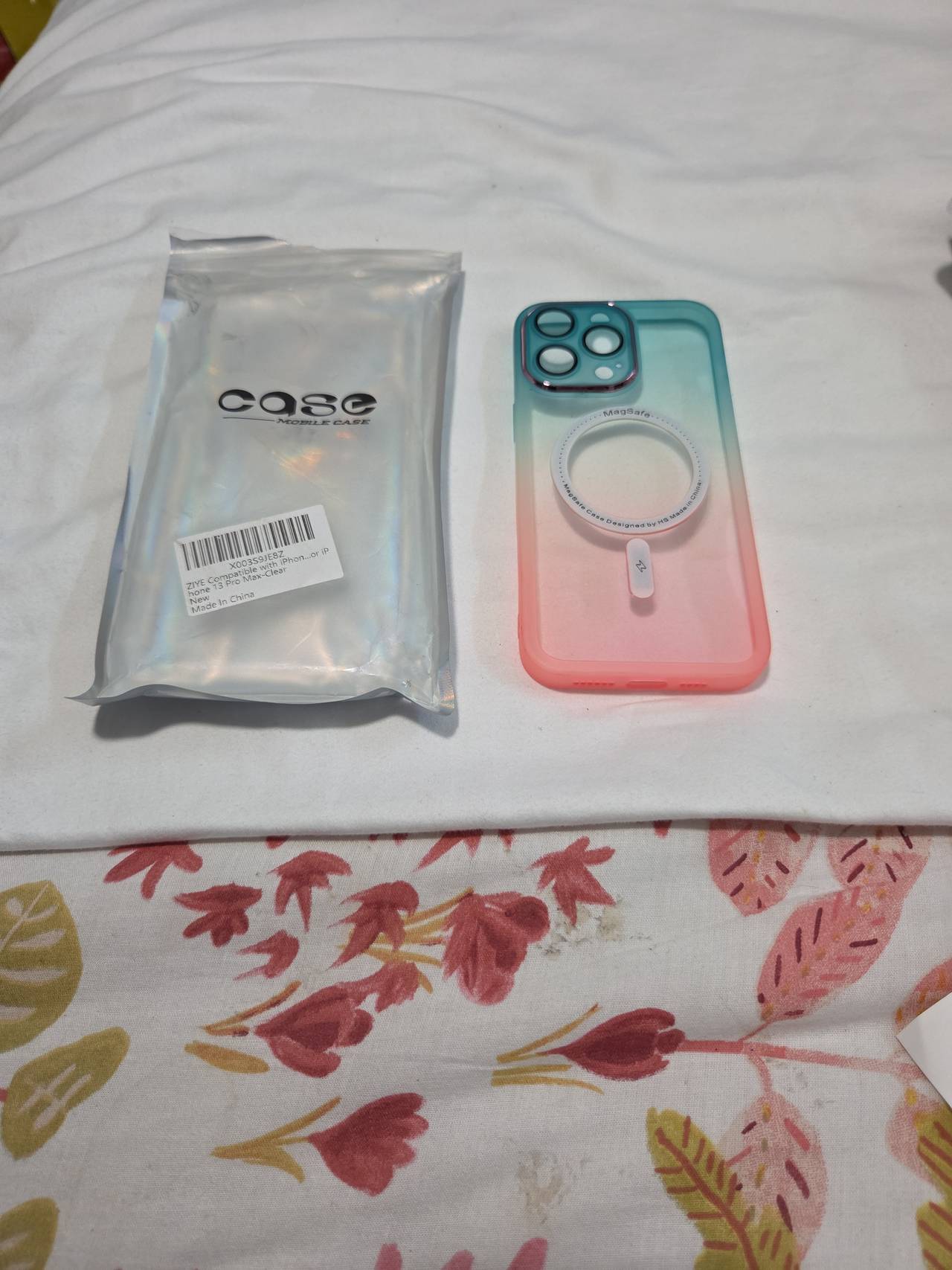 ZIYE MagSafe Case for iPhone 13 Pro Max - Blue/Pink Gradient