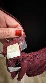 Roxy Plunge Back Dress Red - Image 4