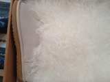 White Mongolian Sheepskin Boots - Image 1
