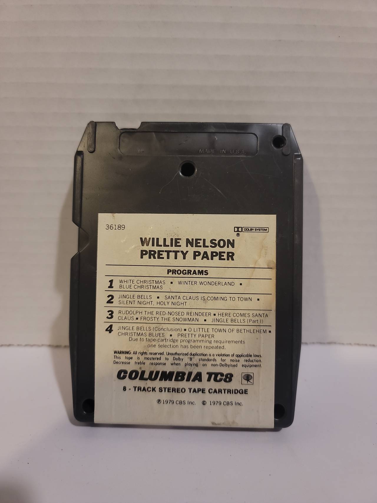 Willie Nelson - Pretty Paper 8-Track Tape