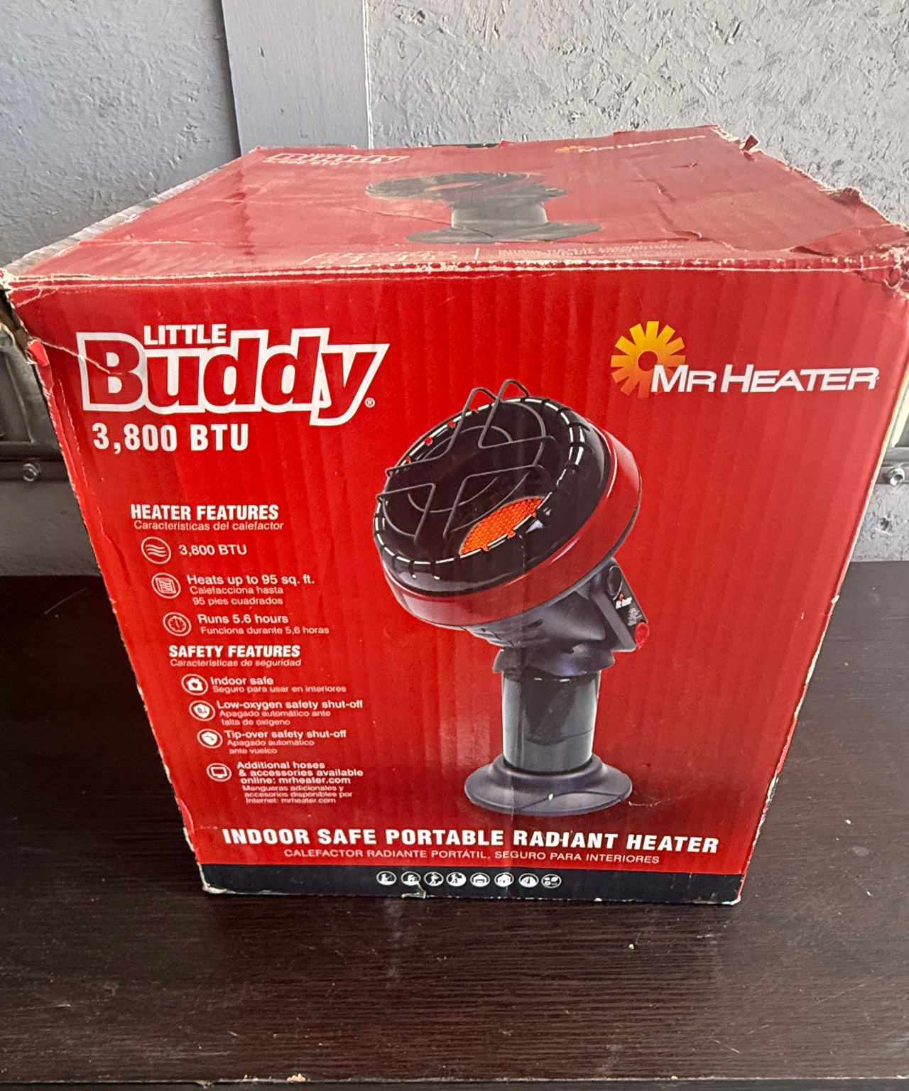 Mr. Heater Little Buddy 3,800 BTU Indoor Safe Propane Heater