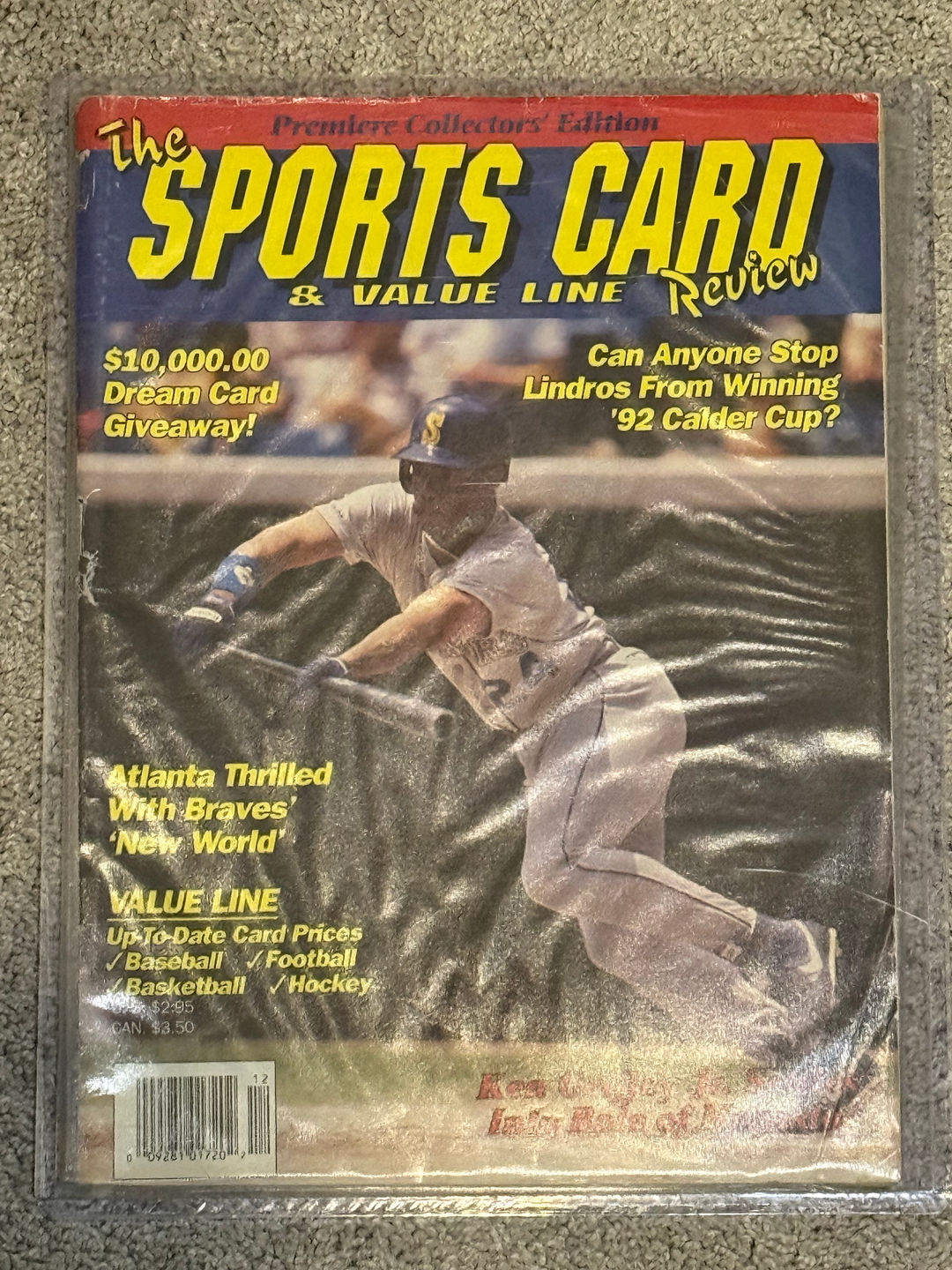The Sports Card & Value Line Review Magazine December 1992