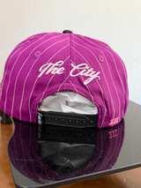 New Era San Francisco Giants Purple Pinstripe Hat - Image 2