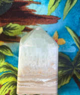 Green Onyx Calcite Crystal Point Tower - Image 1