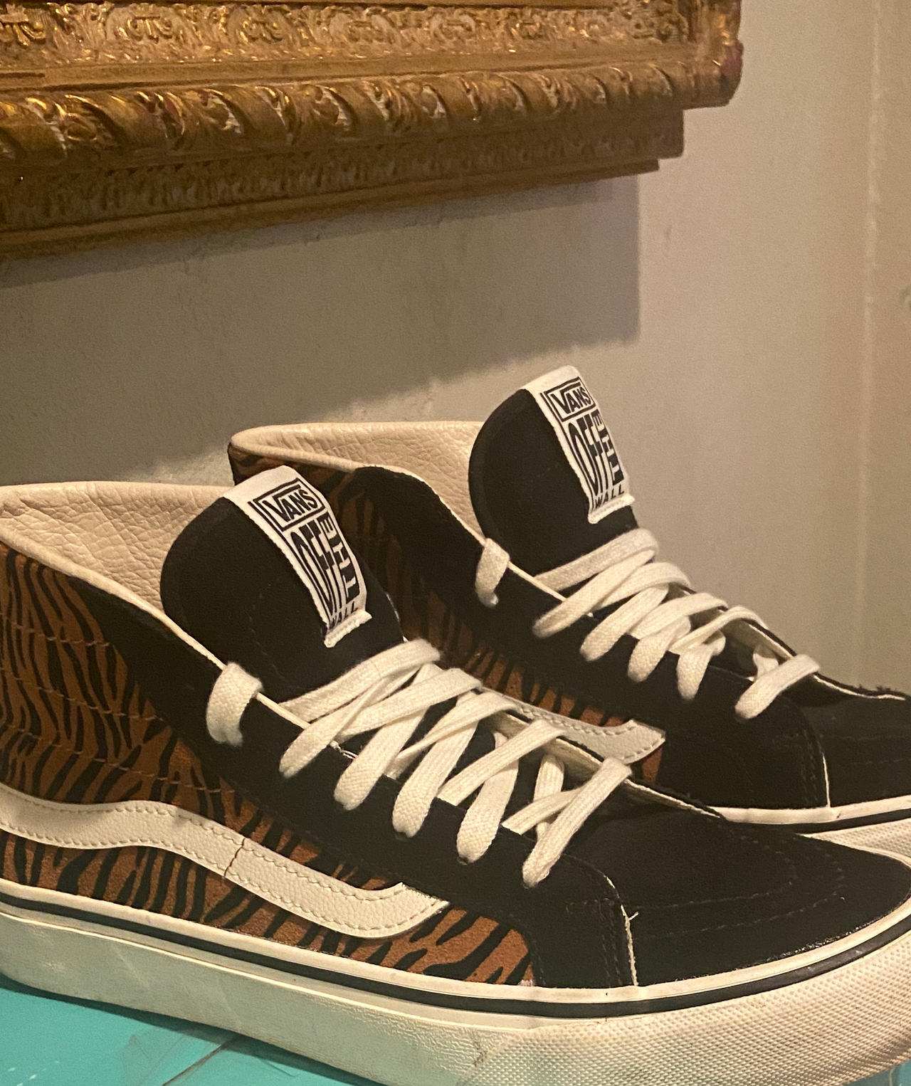 Vans Sk8-Hi Tiger Stripe Black/White