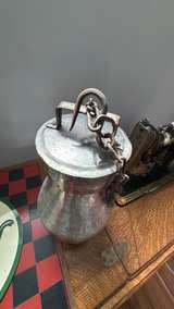 Antique Hammered Copper Tinned Water Jug - Image 5