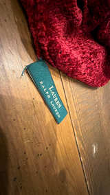 Ralph Lauren Burgundy Beanie - Image 4