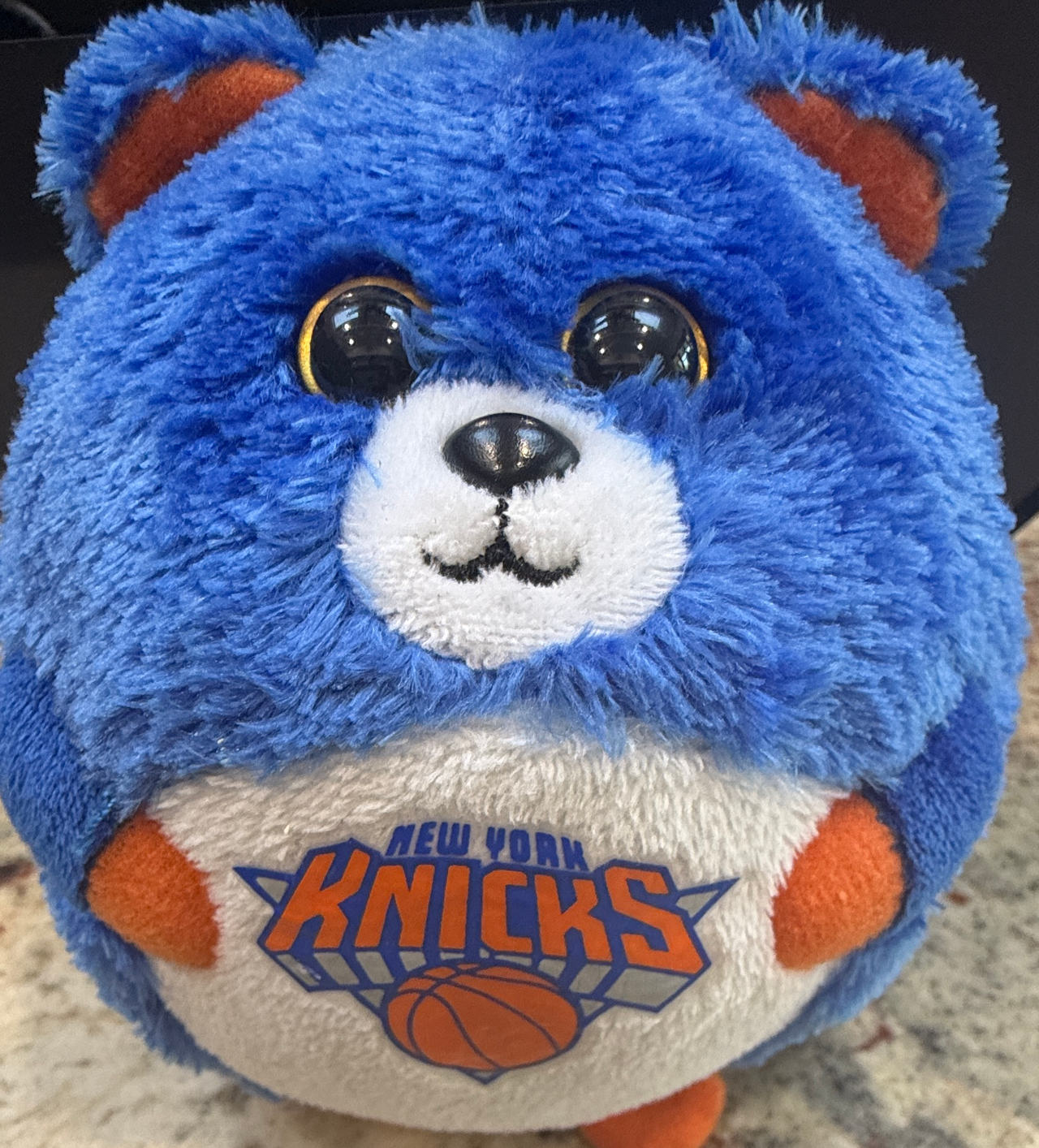 New York Knicks TY Ballz Plush Ball Bear 5”