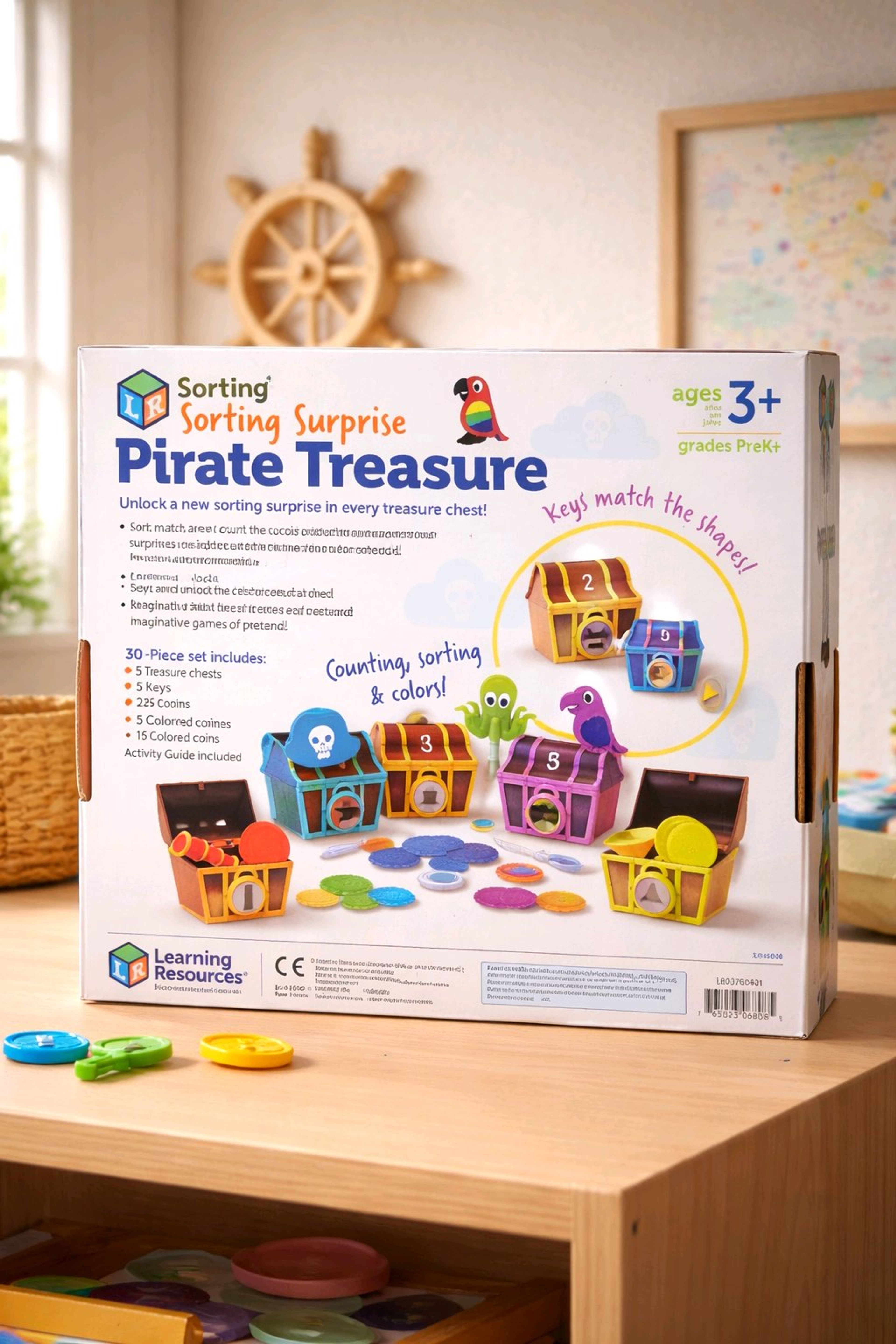 Learning Resources Sorting Surprise Pirate Treasure - Image 3