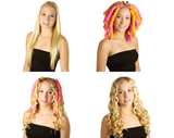 50pc. Heatless Spiral Hair Curlers Rollers - Image 1