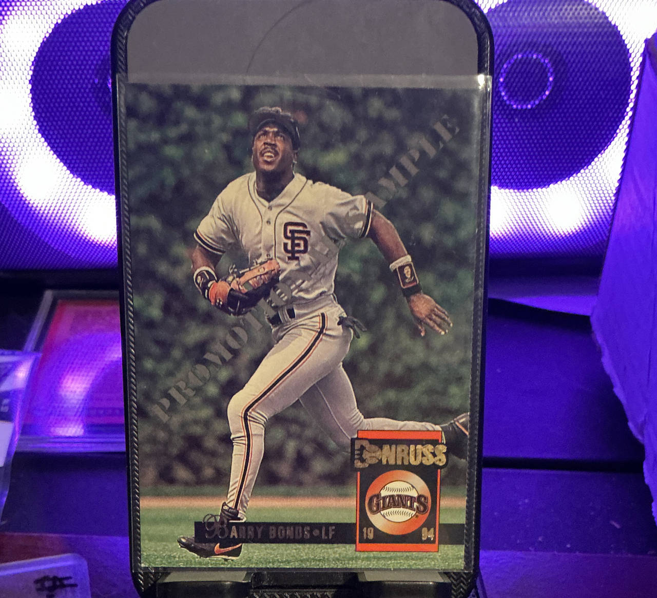 1994 Donruss Barry Bonds Promotional Sample Baseball Card