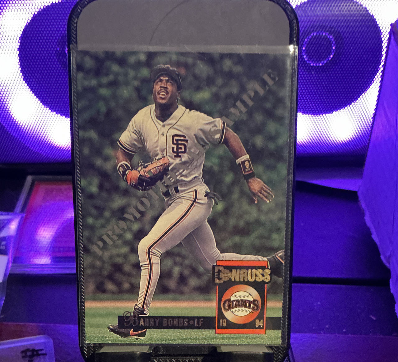 1994 Donruss Barry Bonds Promotional Sample Baseball Card