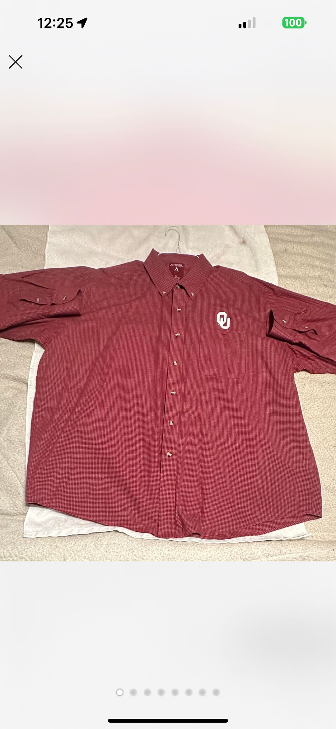 Oklahoma Sooners Button-Up Shirt