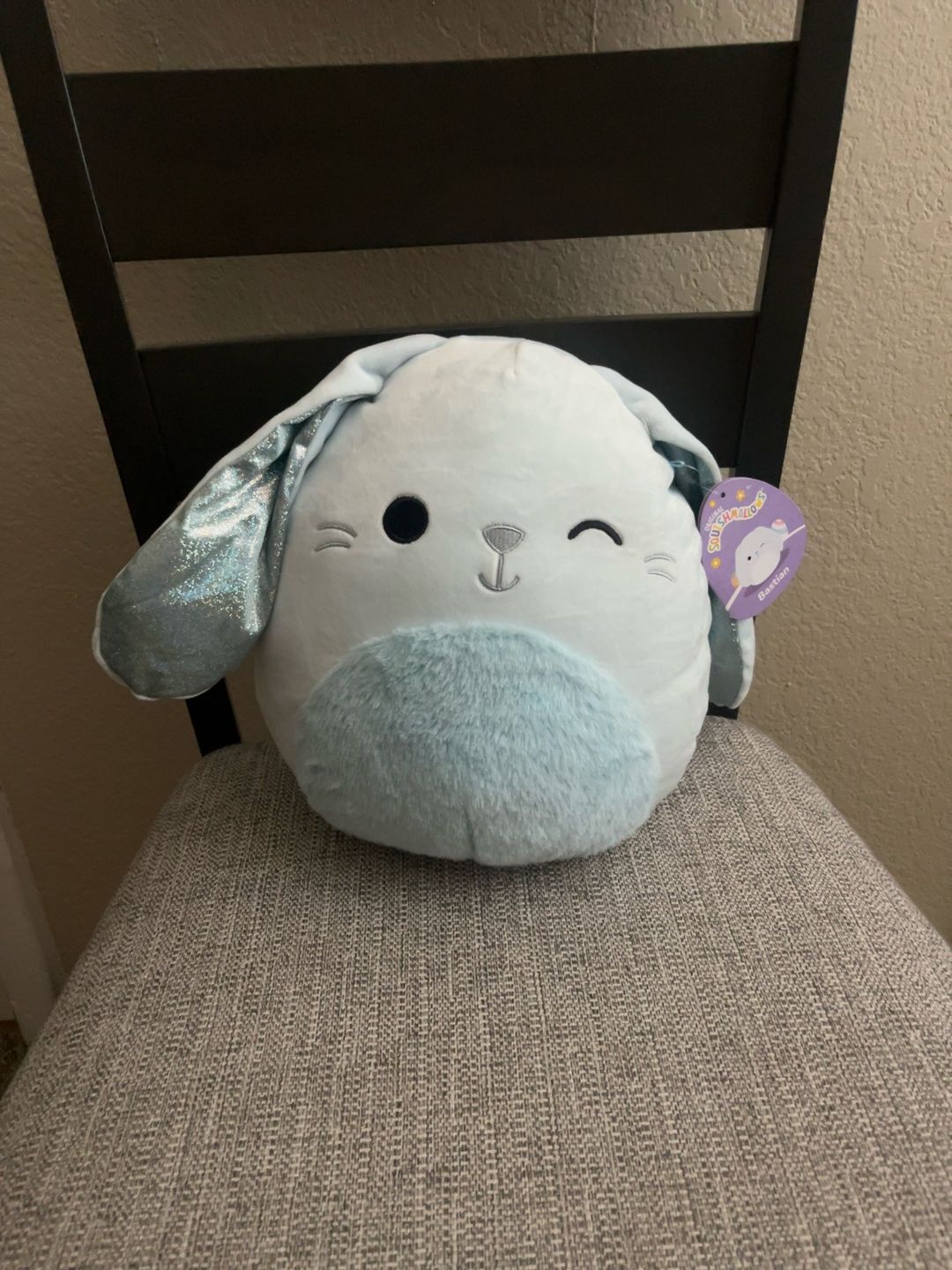 Squishmallows Bastian the Blue Bunny 11" Plush