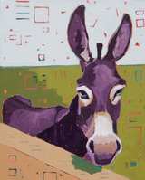 Nikkie Markle Studio "Sweet Petunia" Original Painting - Image 2