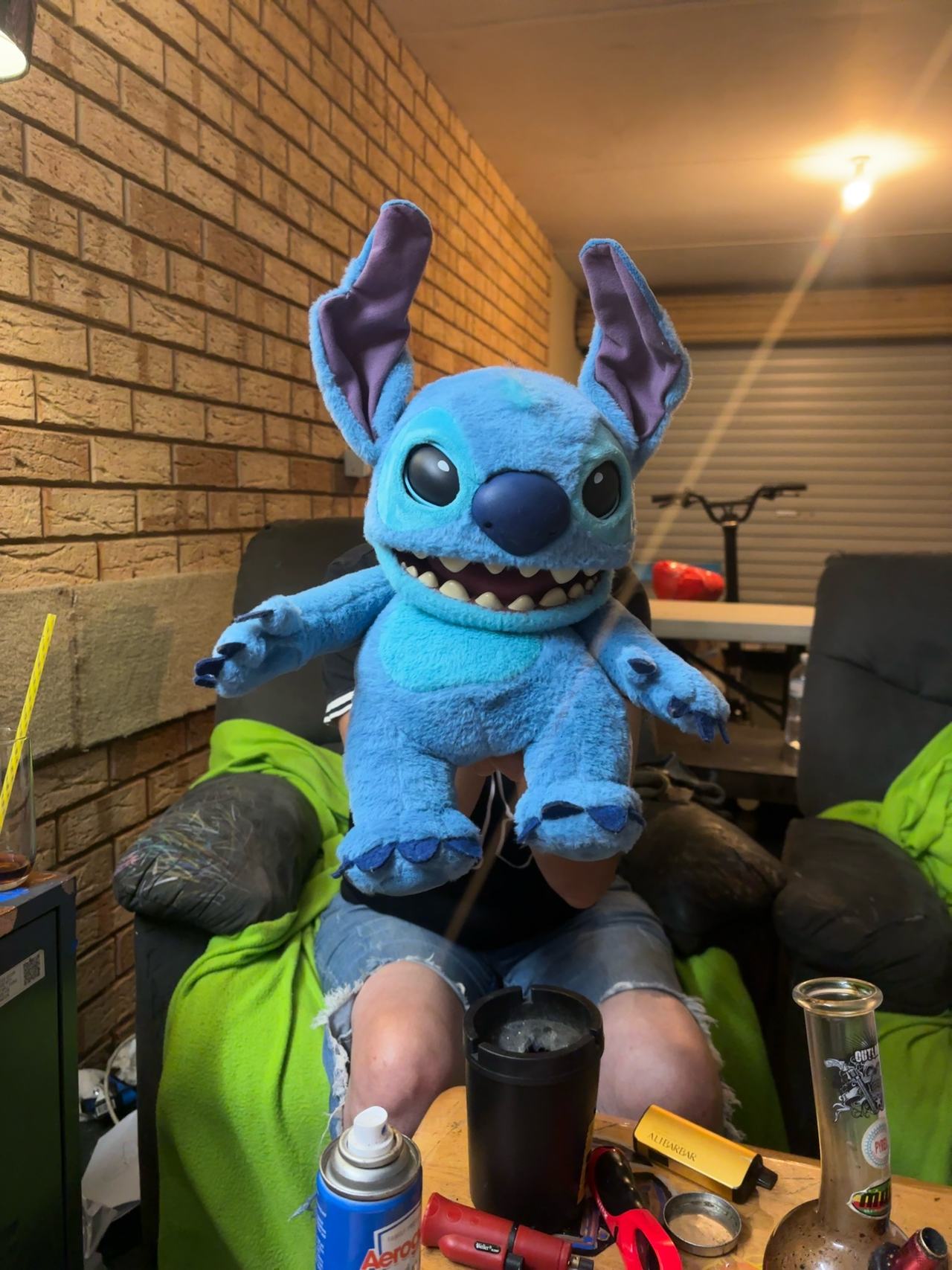 RealFX Disney Stitch Puppetronic Interactive Plush 18-inch