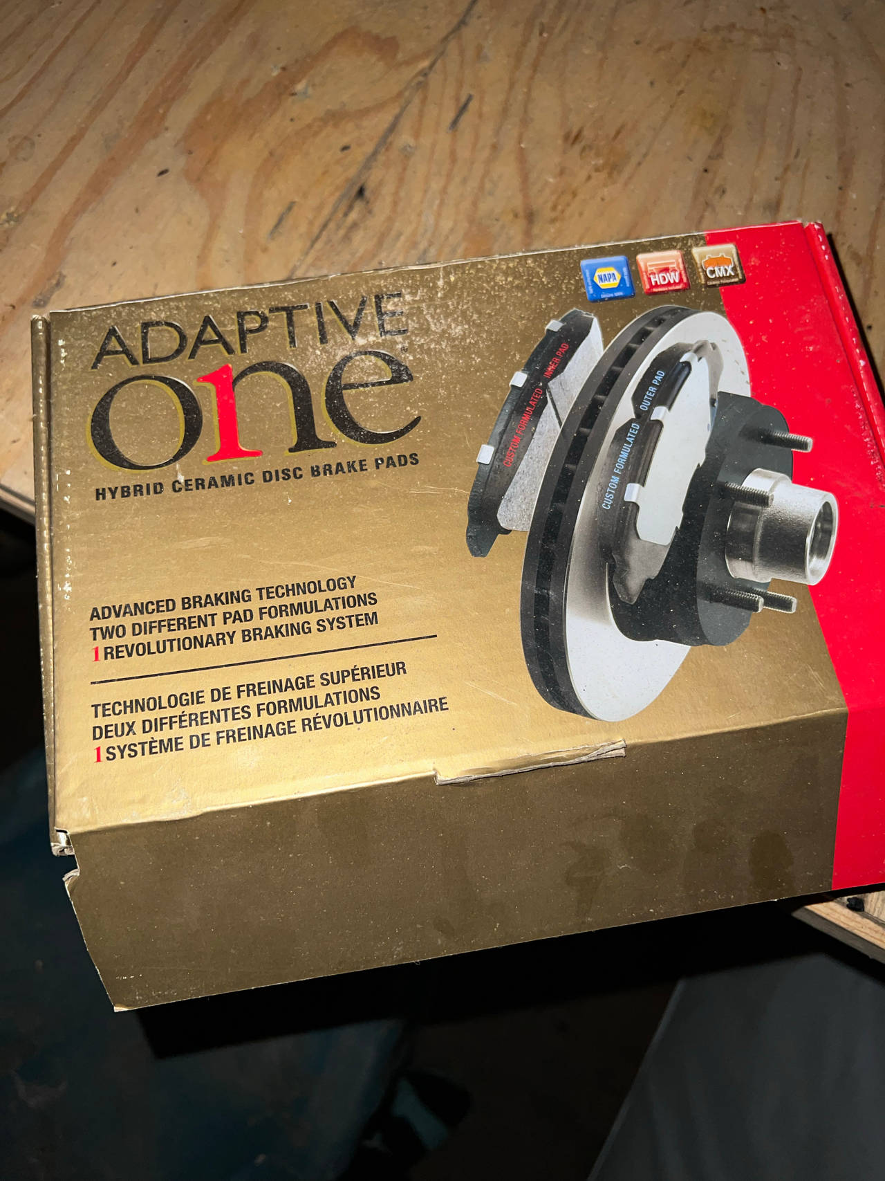 Adaptive One Hybrid Ceramic Disc Brake Pads