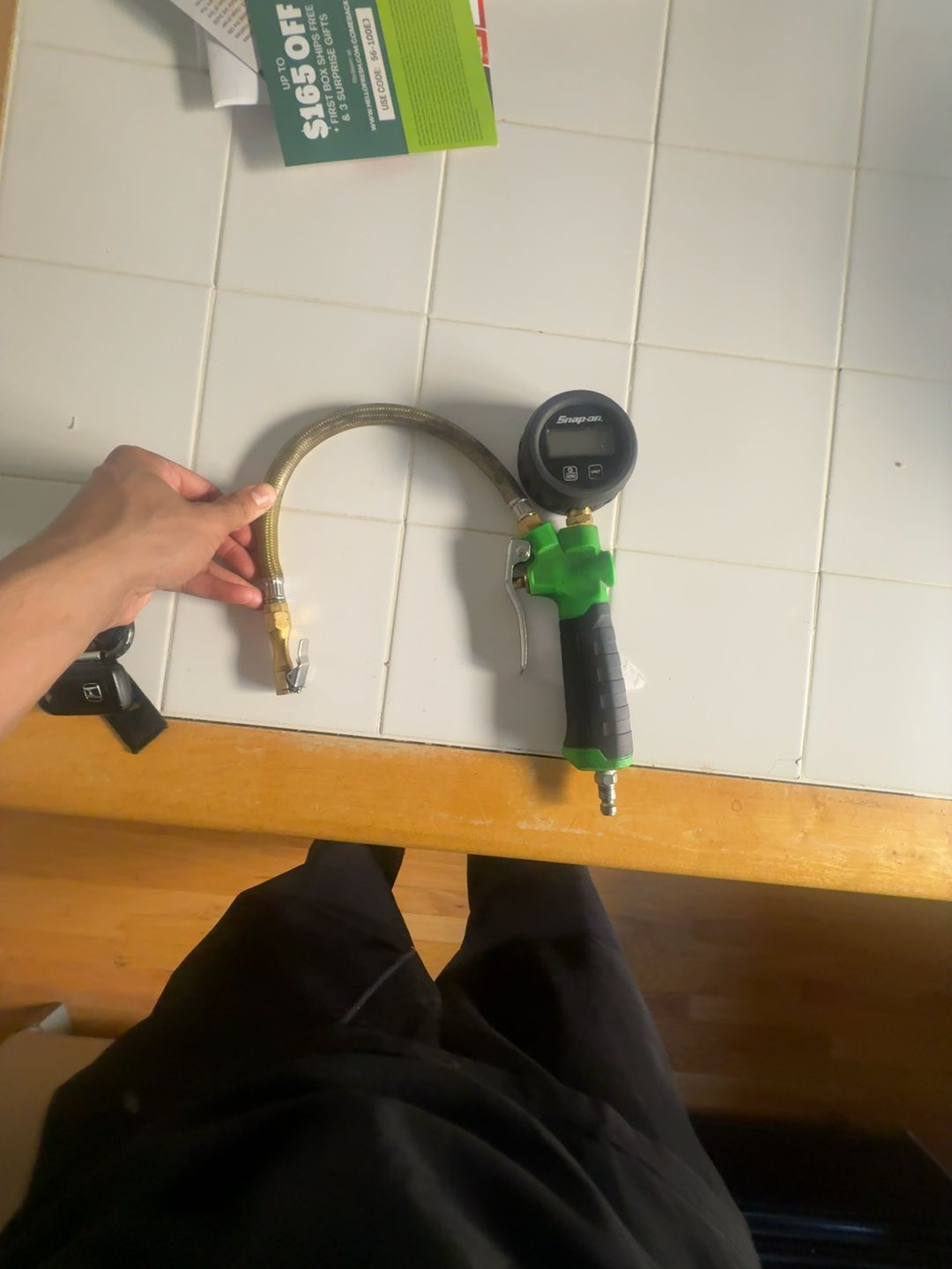 Snap-on Digital Tire Inflator TPGDL2000 Green