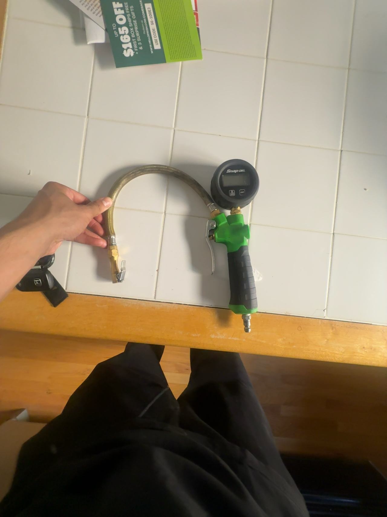 Snap-on Digital Tire Inflator TPGDL2000 Green