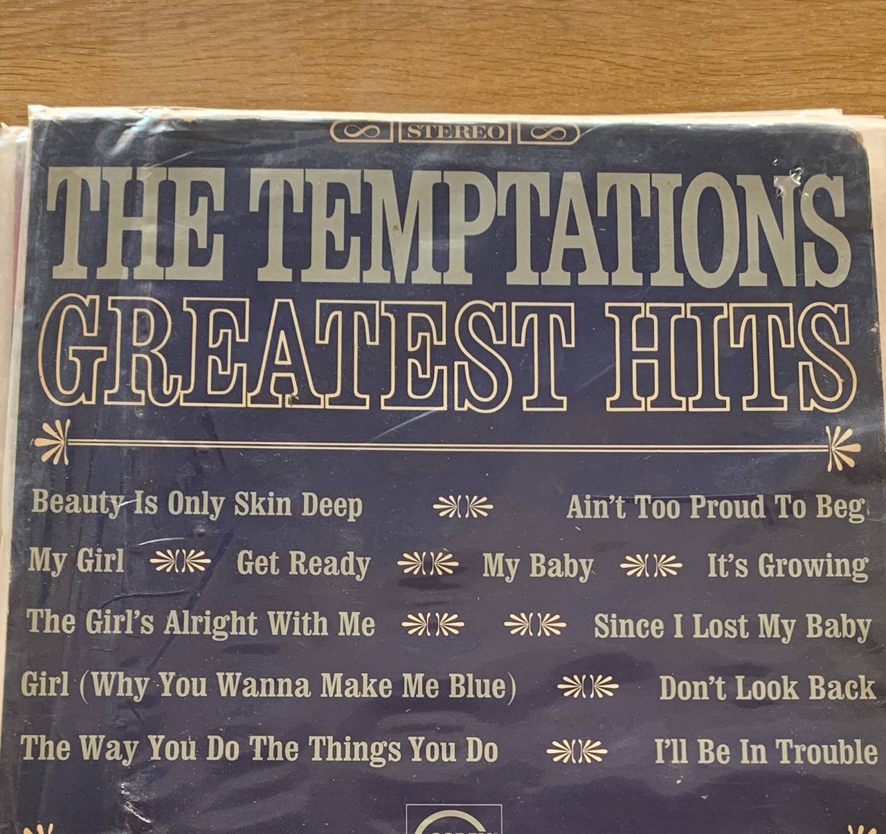 The Temptations Greatest Hits Vinyl LP