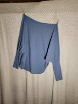 Voianlimo Women's Batwing Sleeve Ribbed Top sz L - Image 2
