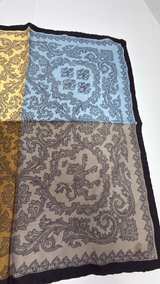 Vintage Italian Heraldic Lion Silk Scarf - Image 3