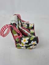 Miniature Floral Armchair Figurine - Image 3