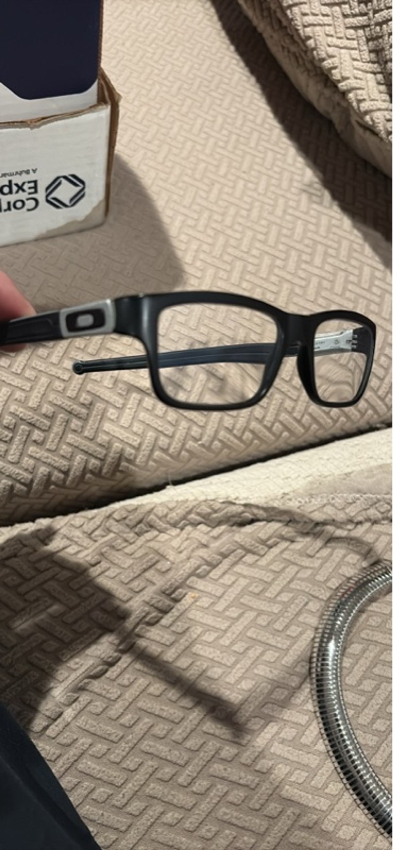 Oakley brand-marked prescription eyeglasses in great condition.