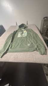Keith Haring Men's Graphic Hoodie Olive Green - Image 3