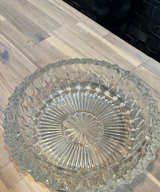 Vintage Cut Glass Ashtray - Image 1