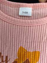 Baby Girl My 1st Halloween Ribbed Ruffle Romper - Image 4