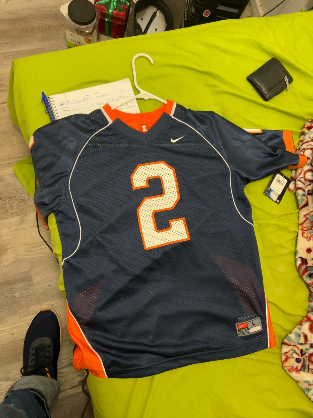 Nike Illinois Fighting Illini Youth Football Jersey Blue