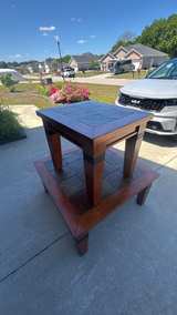 Slate Top Wood End Table Set - Image 2