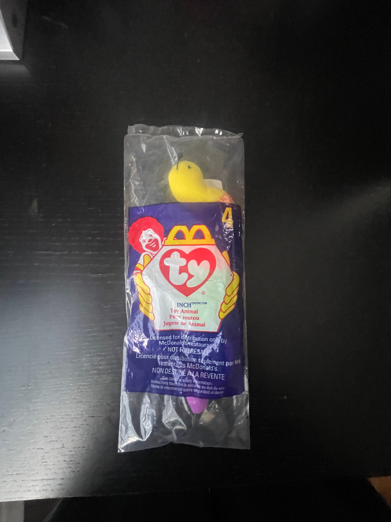 Ty Beanie Baby Inch the Inchworm (McDonald's Teenie Beanie)