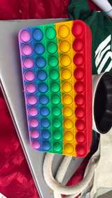 Rainbow Pop It Fidget Pencil Case Pouch - Image 5