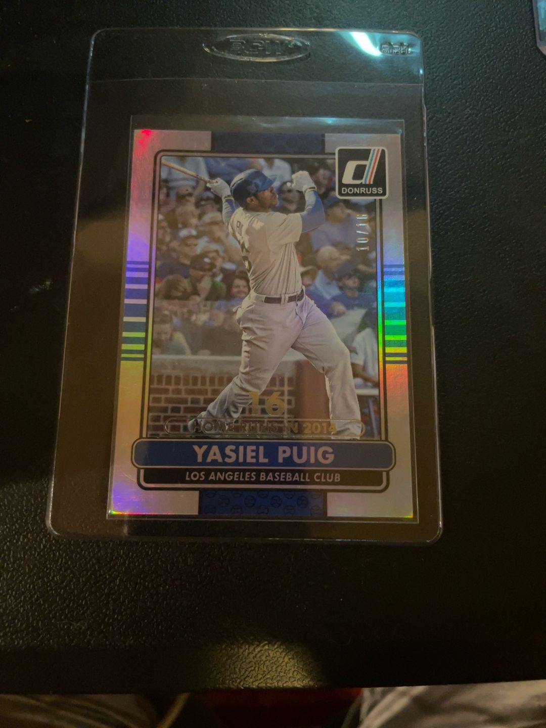 Yasiel Puig 2015 Donruss Silver Foil Refractor #106 -10/16