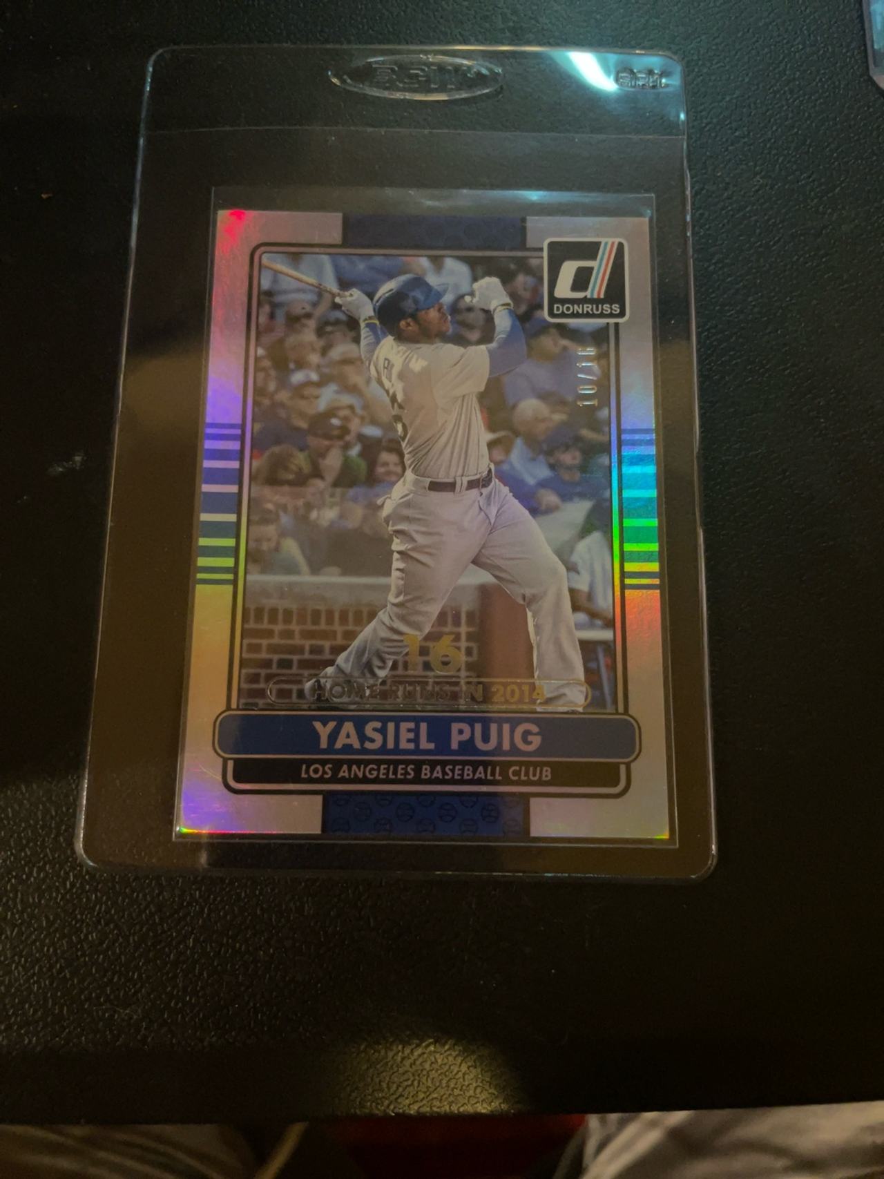 Yasiel Puig 2015 Donruss Silver Foil Refractor #106 -10/16