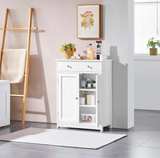 Yaheetech Bathroom Floor Cabinet Storage Organizer - Image 2