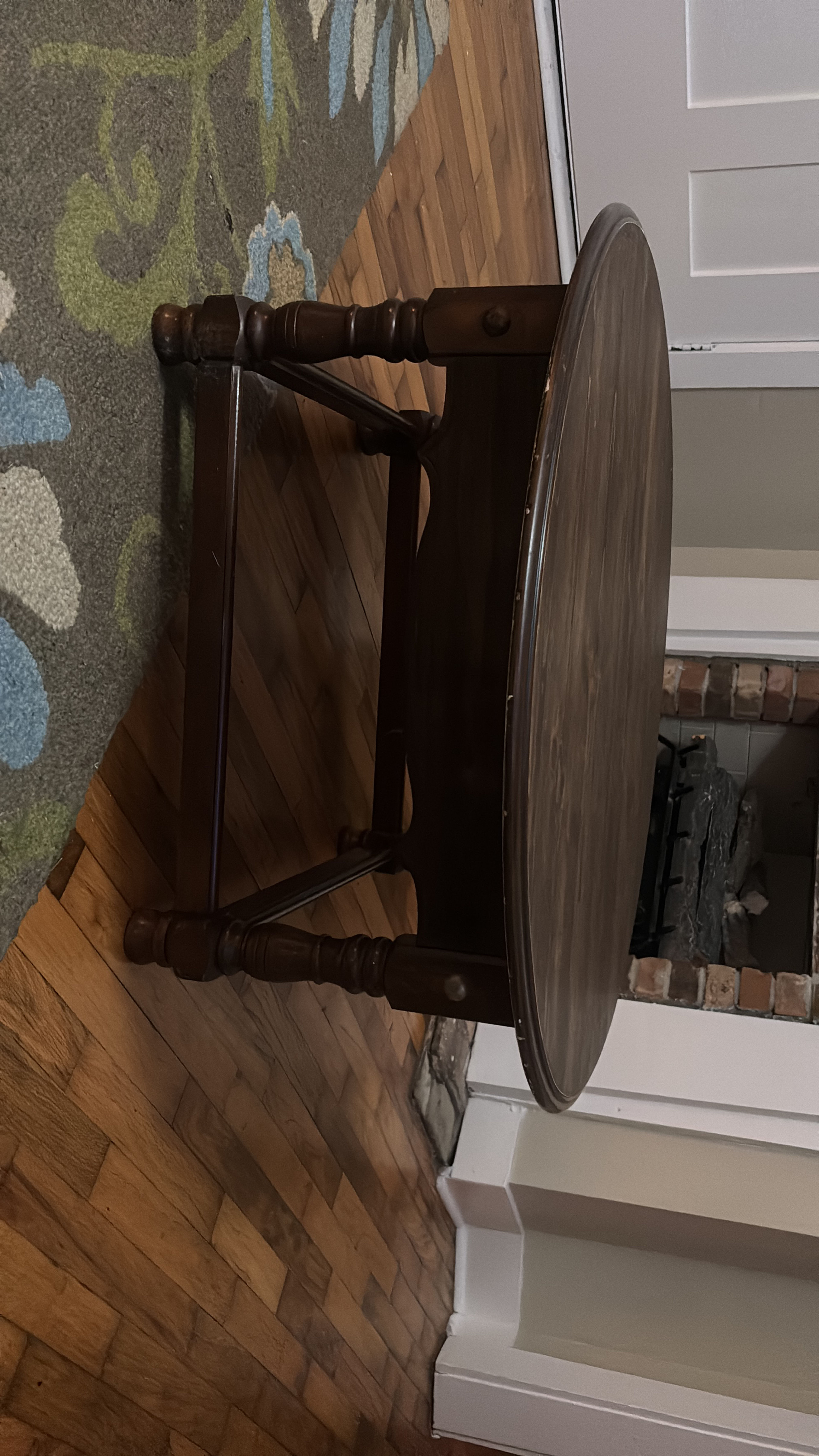 Drop-leaf Wooden Table