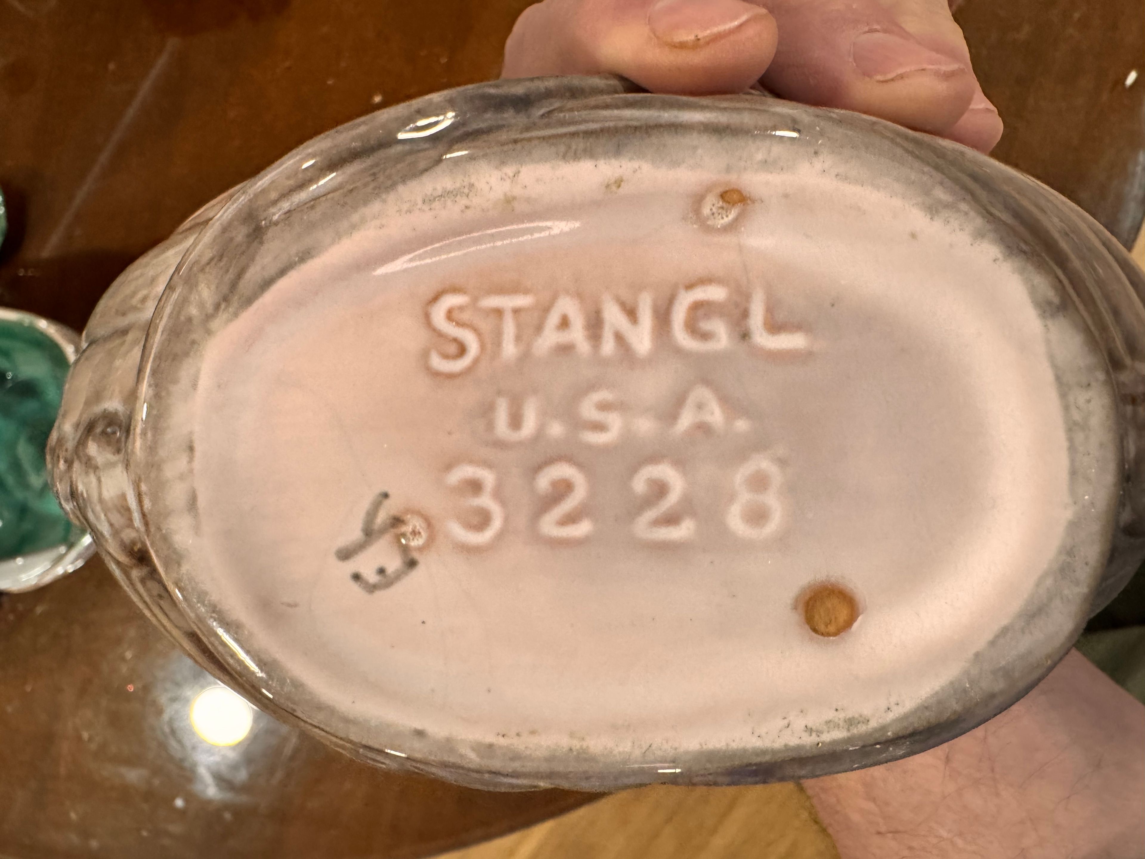 Stangl Terra Rose Artware #3228 leaf bowl - Image 2