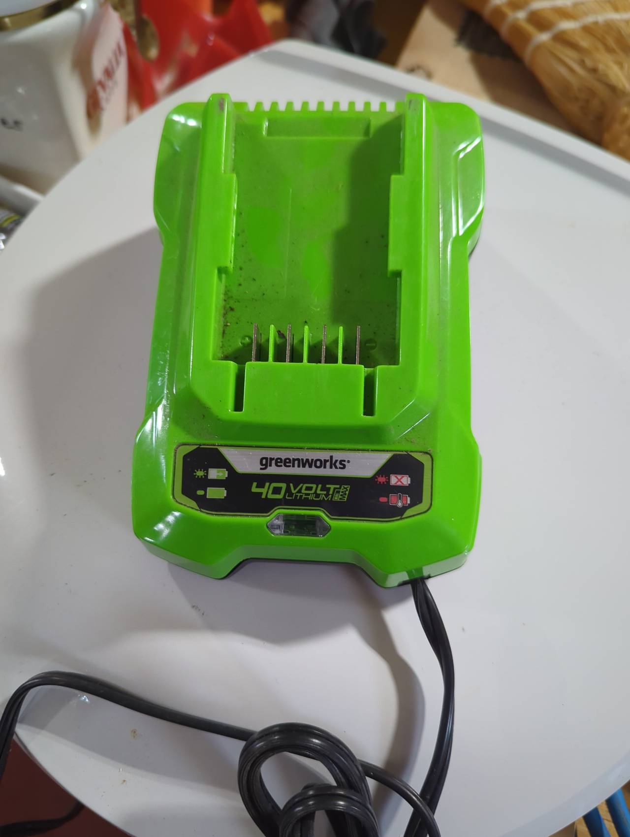 Greenworks 40V Lithium-Ion Battery Charger