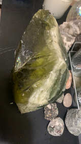 Peridot Green Raw Crystal Chunk - Image 1