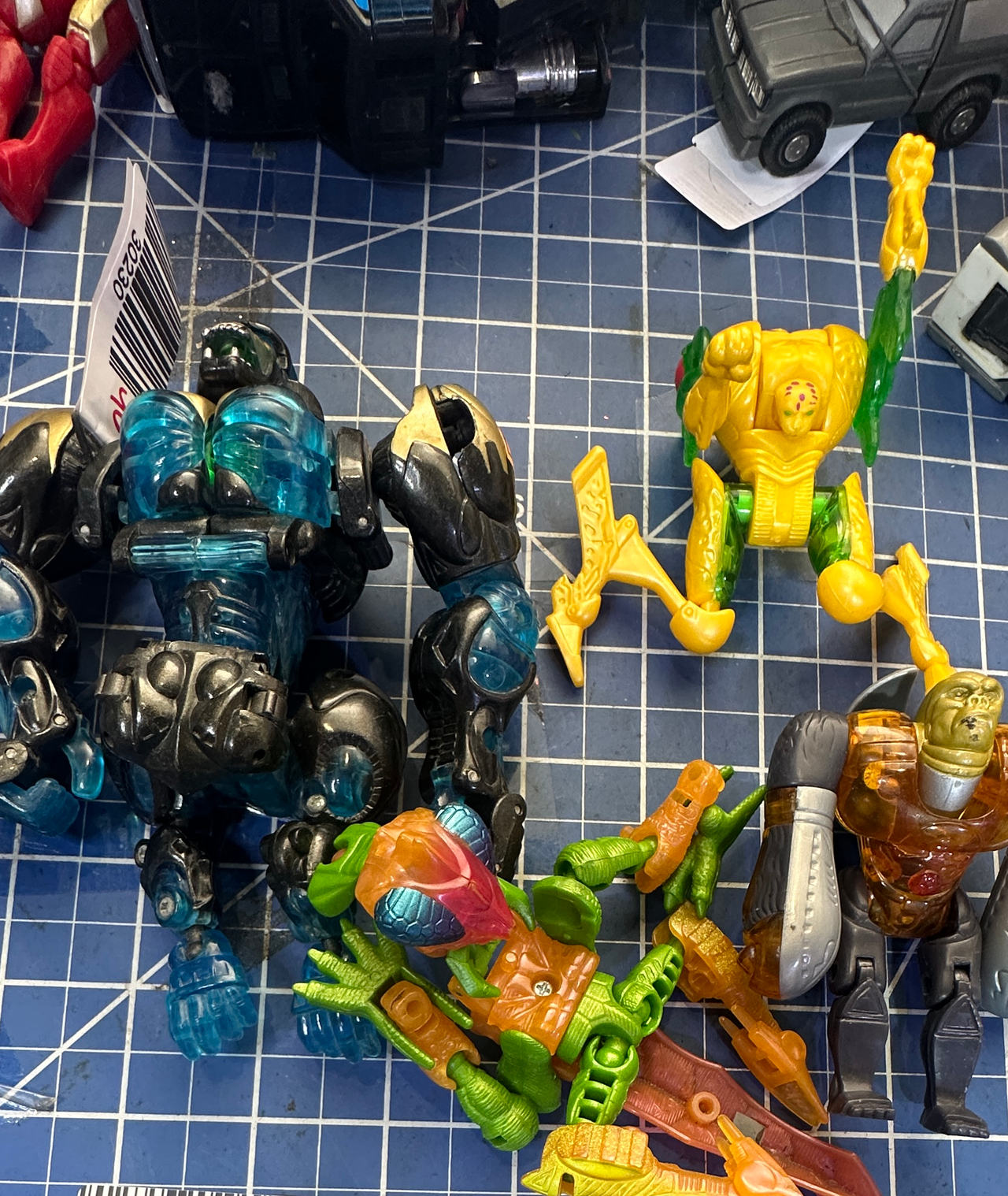 Transformers Beast Machines action figure lot.  4 pcs.  120