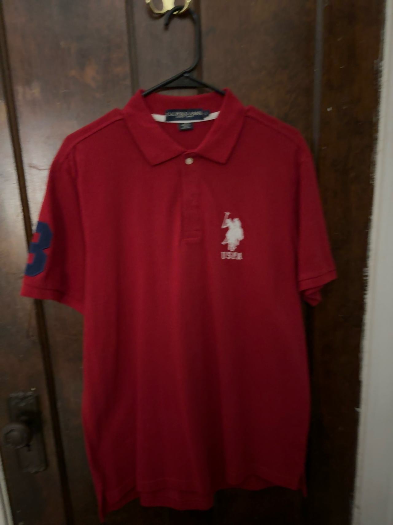 U.S. Polo Assn. Men's Red Polo Shirt