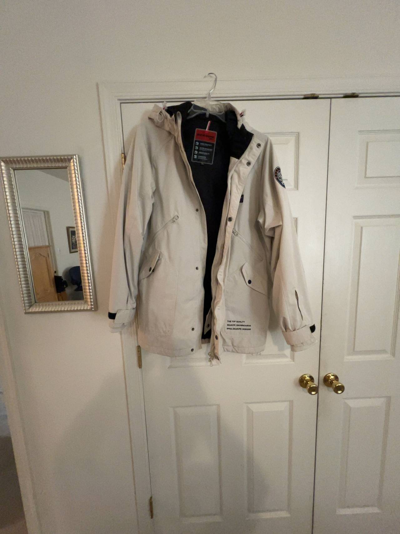 Tommy Hilfiger White Double Zip Jacket