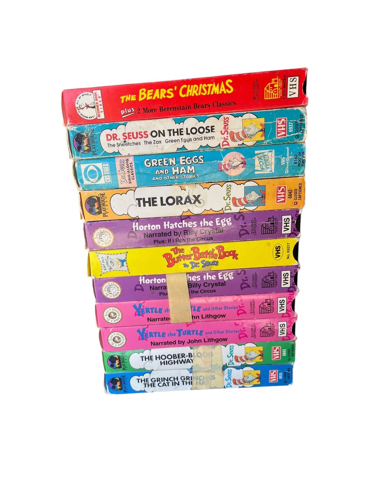 Dr. Seuss and Berenstain Bears VHS Lot