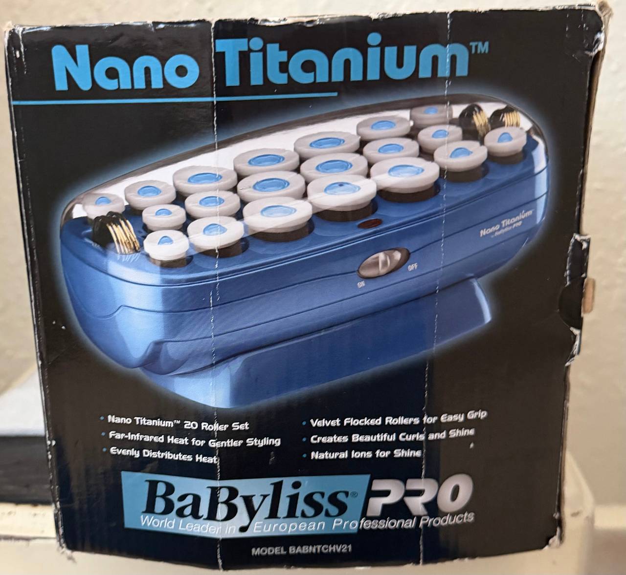 BaBylissPRO Nano Titanium 20 Roller Set BABNTCHV21